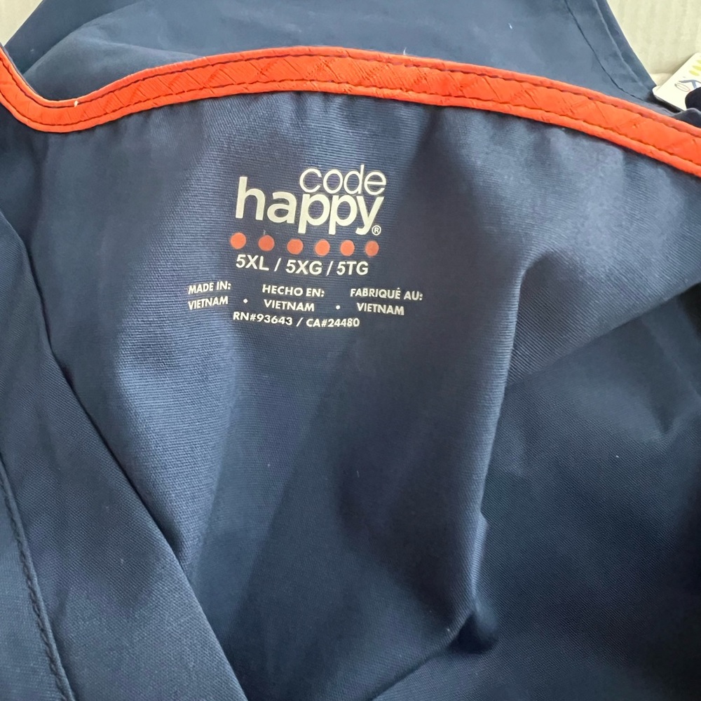 Code Happy Women’s Scrub Top - Picture 4 of 7